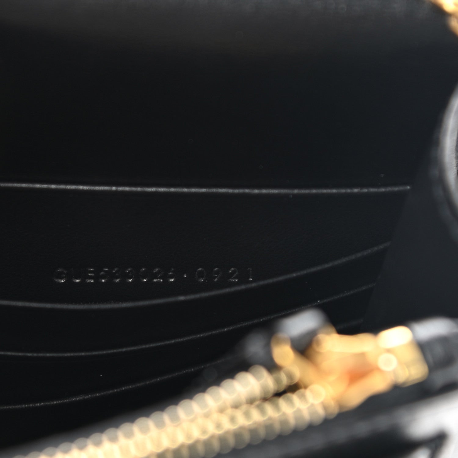 Saint Laurent Calfskin Monogram Sunset Chain Wallet Black 6 of 8