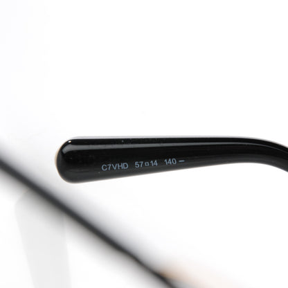 Christian Dior MetalEyes 2 Sunglasses Black Gold 6 of 9