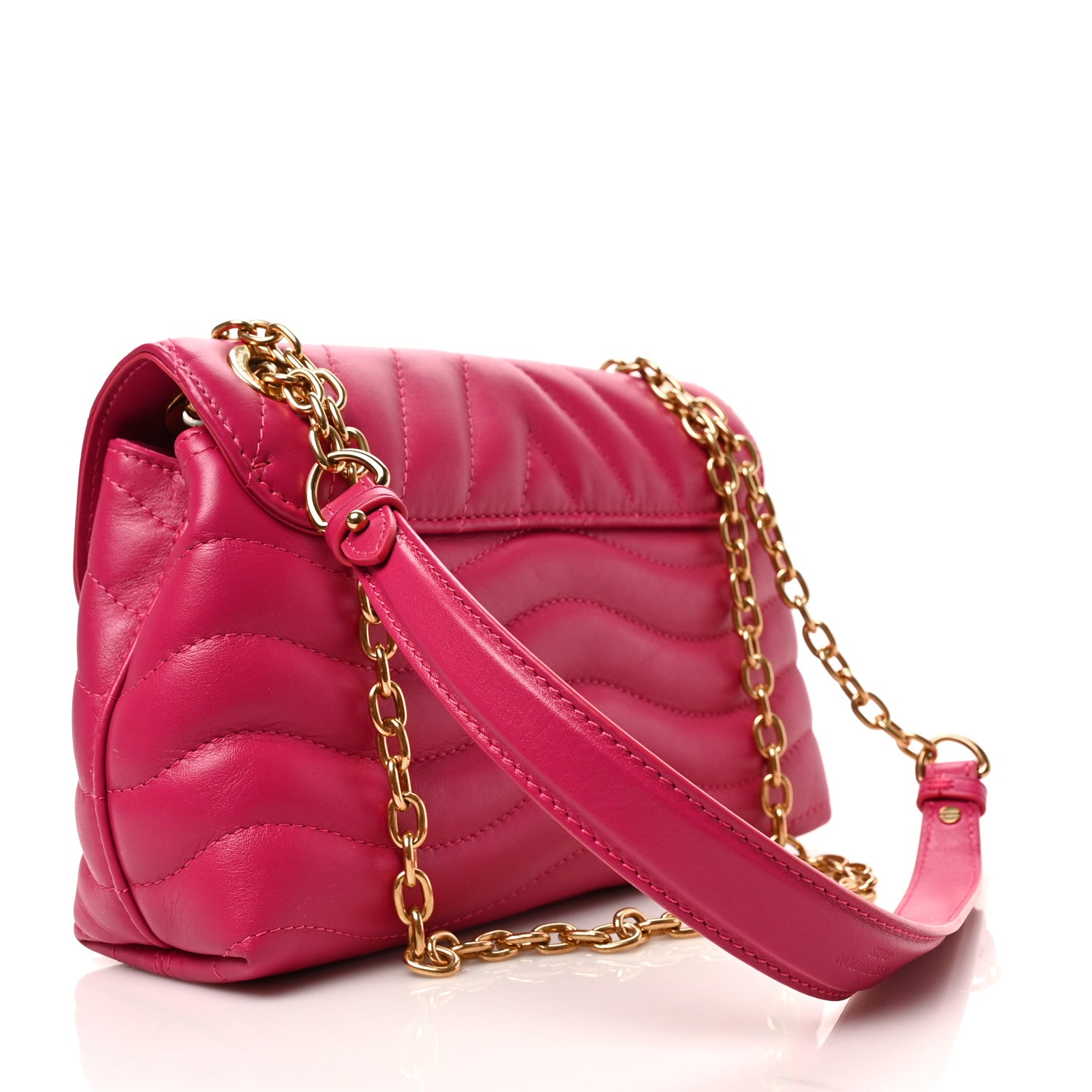 Louis Vuitton Calfskin LV New Wave Chain Bag Rose Freesia 3 of 8