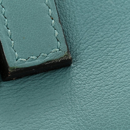 Hermes Swift Jige Elan 29 Clutch Bleu Saint Cyr 9 of 12