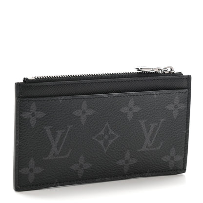 Louis Vuitton Reverse Monogram Eclipse Taiga Coin Card Holder 3 of 7