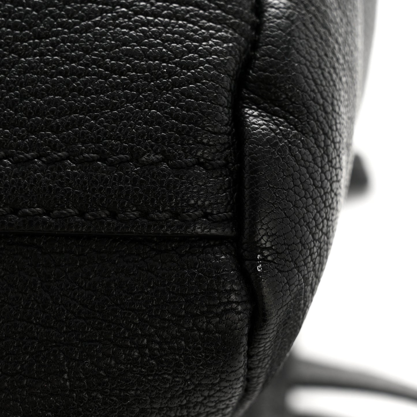 Sugar Goatskin Small Pandora Black