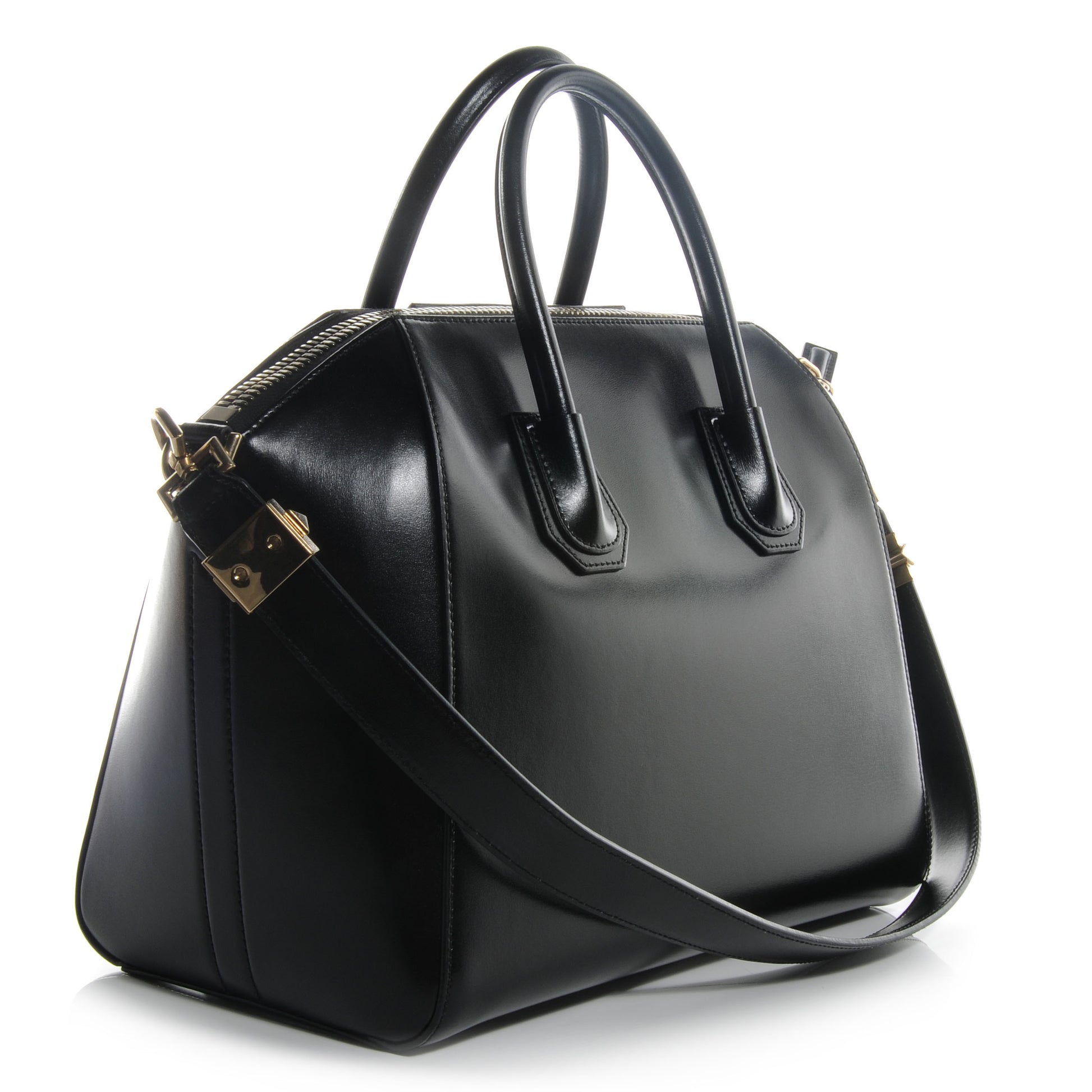 Givenchy Shiny Lord Calfskin Medium Antigona Black 3 of 10
