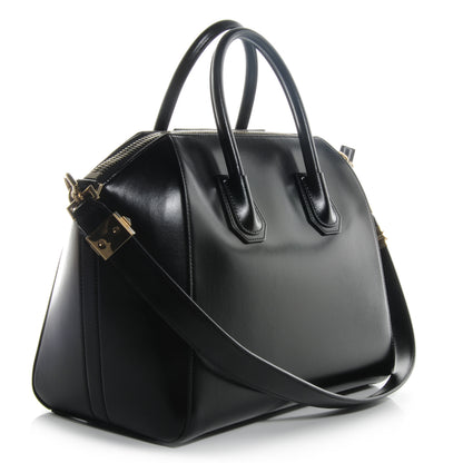 Givenchy Shiny Lord Calfskin Medium Antigona Black 3 of 10