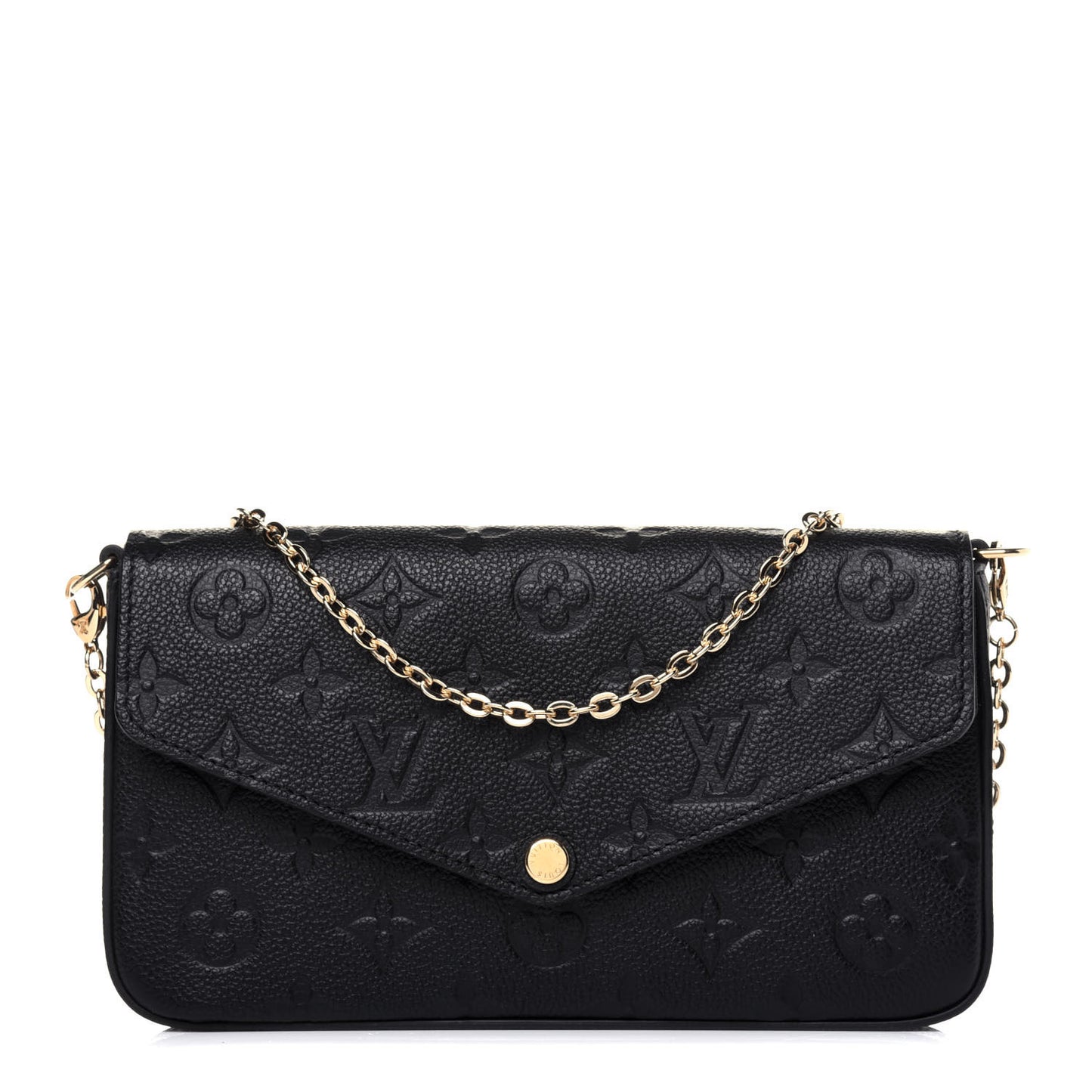 Empreinte Pochette Felicie Chain Wallet Black
