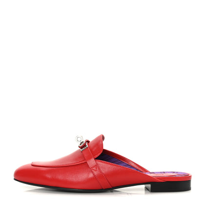 Hermes Goatskin Oz Mules 41 Rouge A Levre 1 of 8