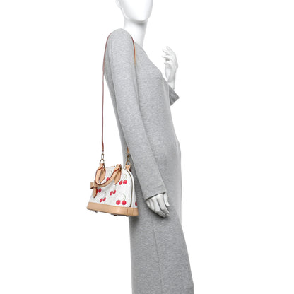 Louis Vuitton LV X TM Monogram Cerises Alma BB White 2 of 10