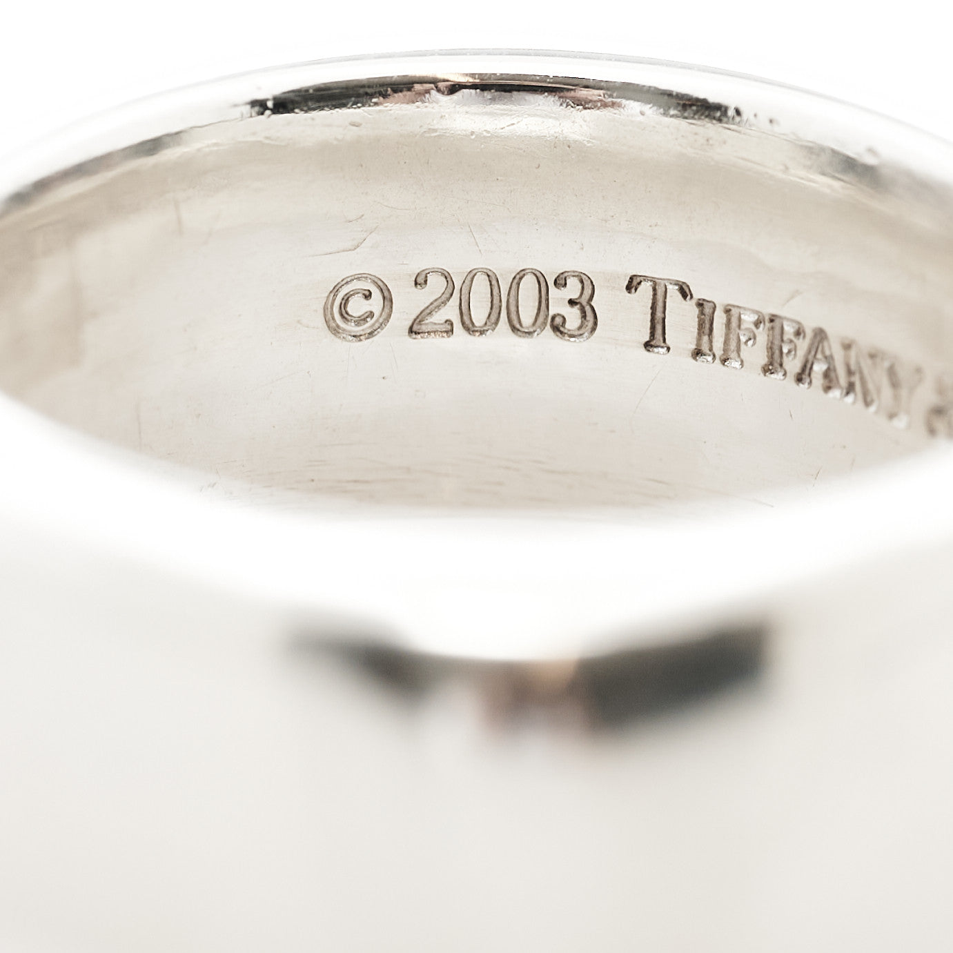 Sterling Silver Rounded Square Cushion Band Ring 53 6.5