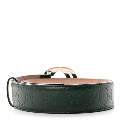Gucci Guccissima Signature Interlocking G 40mm Belt 100 40 Black 2 of 5