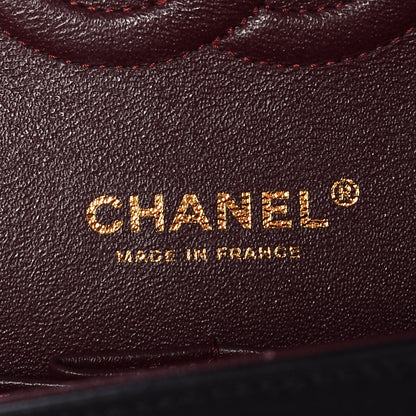 Chanel Lambskin Quilted Medium Double Flap Black 9 of 11