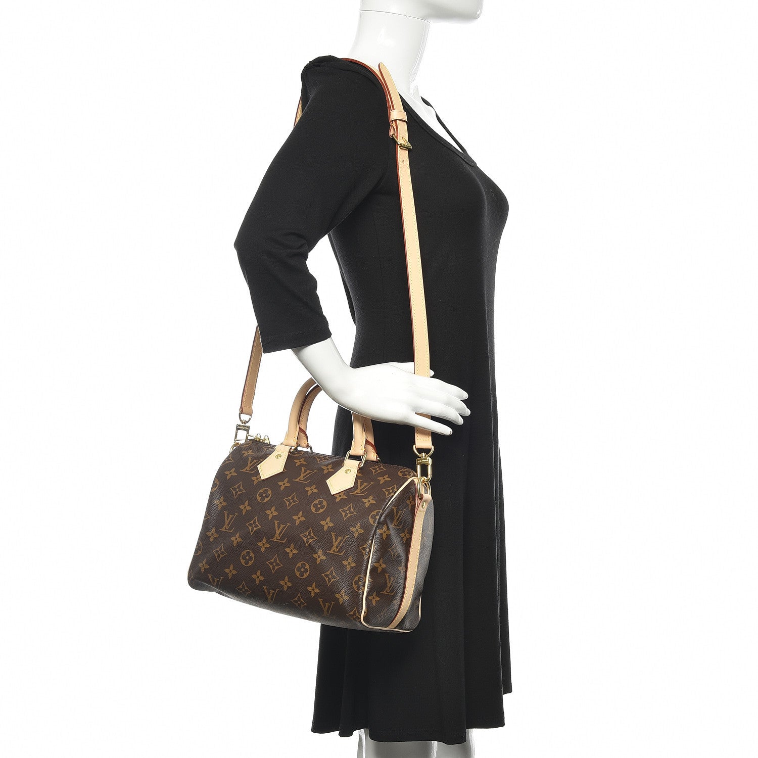 Louis Vuitton Monogram Speedy Bandouliere 25 2 of 10