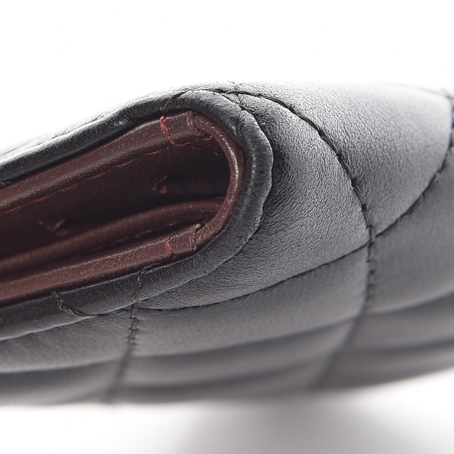 Chanel Lambskin Quilted Card Holder Wallet Black 10 of 11