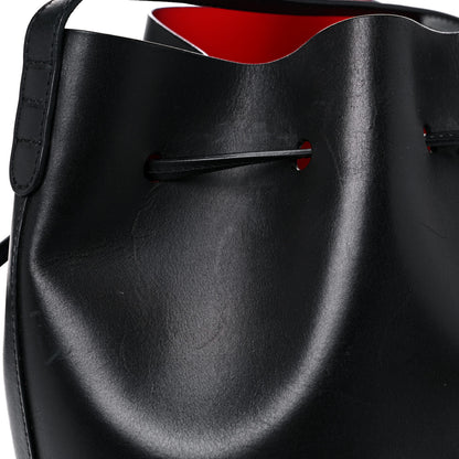Mansur Gavriel Vegetable Tanned Calfskin Bucket Bag Black Flamma 14 of 25