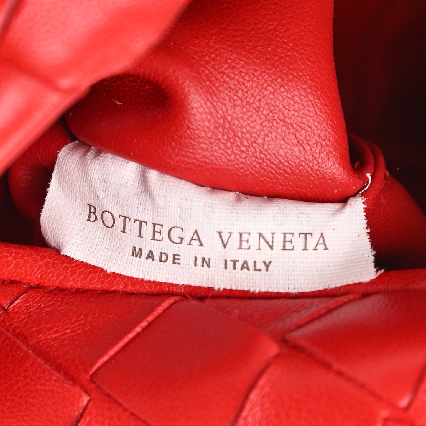 Nappa Intrecciato Mini Jodie Red