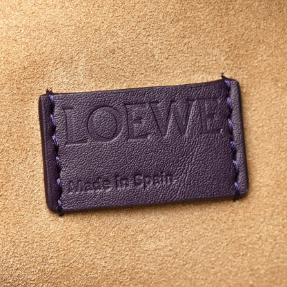 Loewe Nappa Flamenco Knot Clutch With Chain Purple 6 of 11