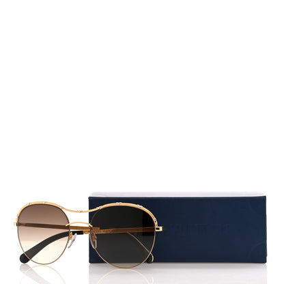Louis Vuitton Monogram Diabolo Menthe Aviator Sunglasses Z1151W Brown 7 of 7