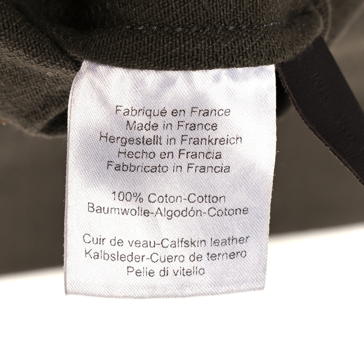 Herringbone Canvas Swift Maline Bag Kaki Ebene