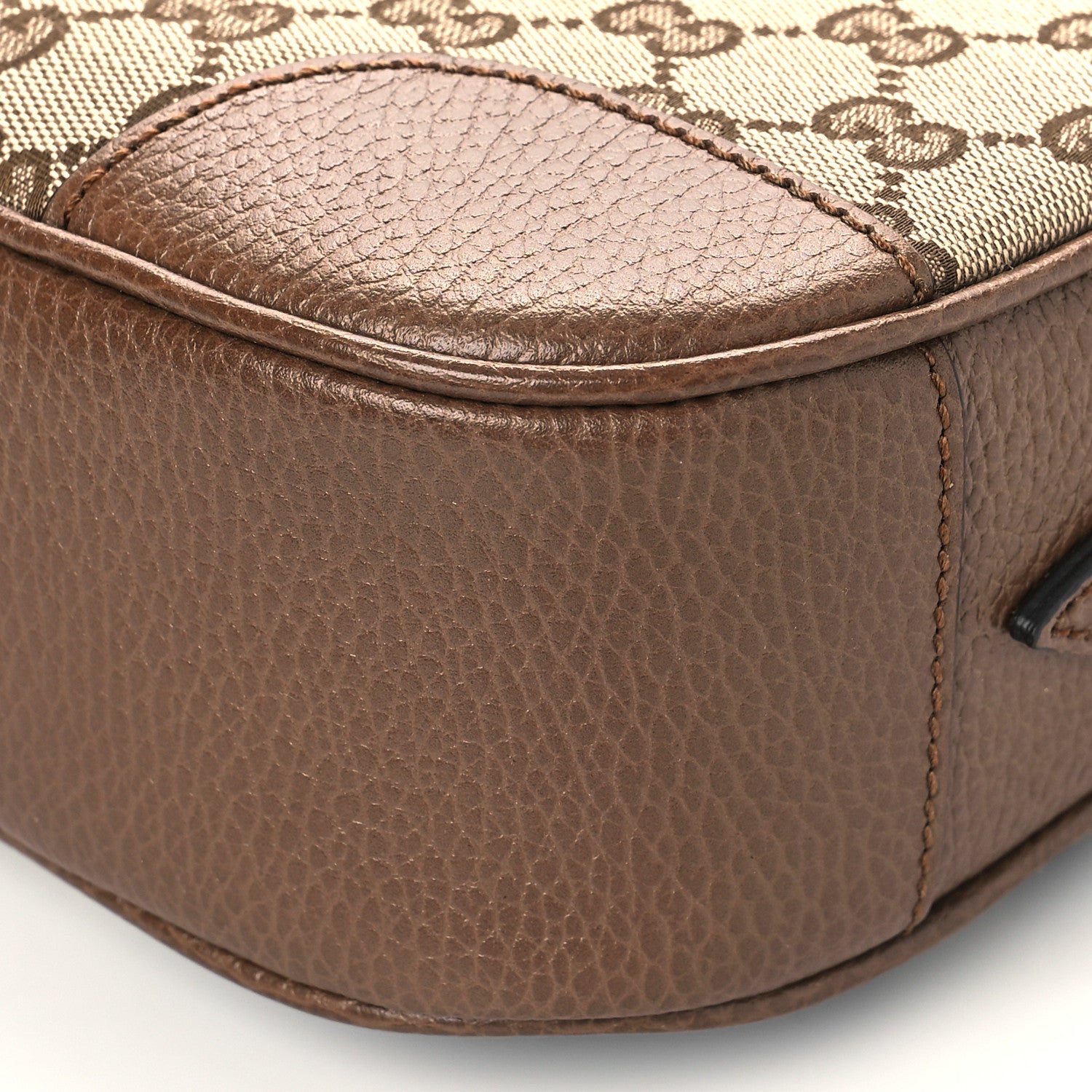 Gucci Monogram Mini Bree Messenger Bag Beige Tabacco 9 of 9