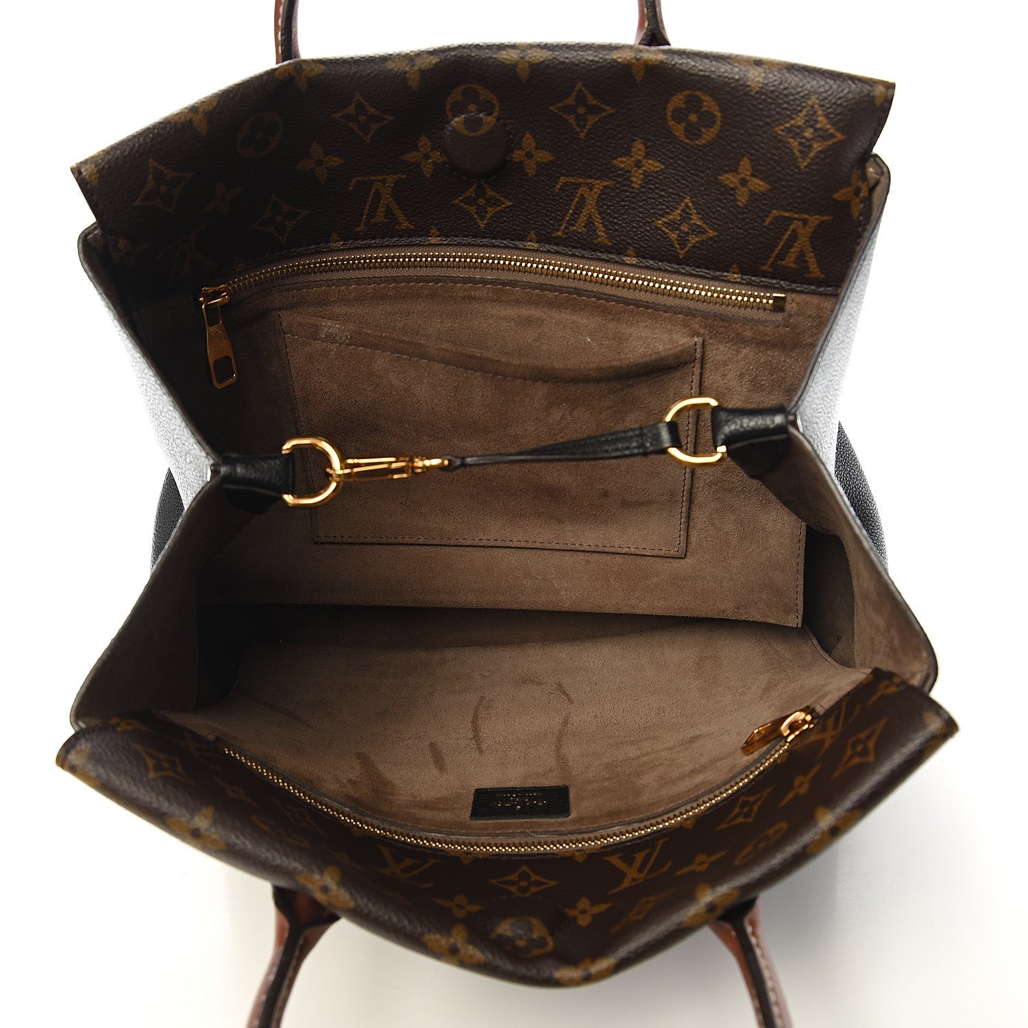 Louis Vuitton Monogram Tote W PM Black 4 of 10