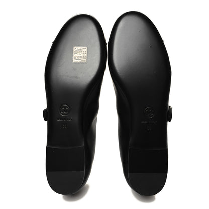Chanel Lambskin Mary Jane Flats 38 Black 5 of 9