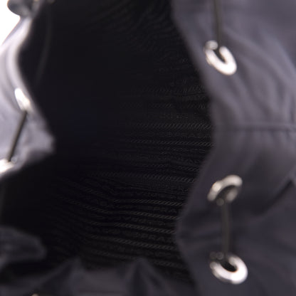 Prada Nylon Vela Medium Backpack Bleuette 4 of 11