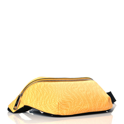 Fendi X SARAH COLEMAN Glazed Fabric Vitello Grace Light Micro FF Vertigo Belt Bag Mimosa 4 of 10
