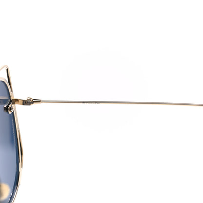 Christian Dior Metal Stellaire 6 Sunglasses Gold Blue 7 of 9