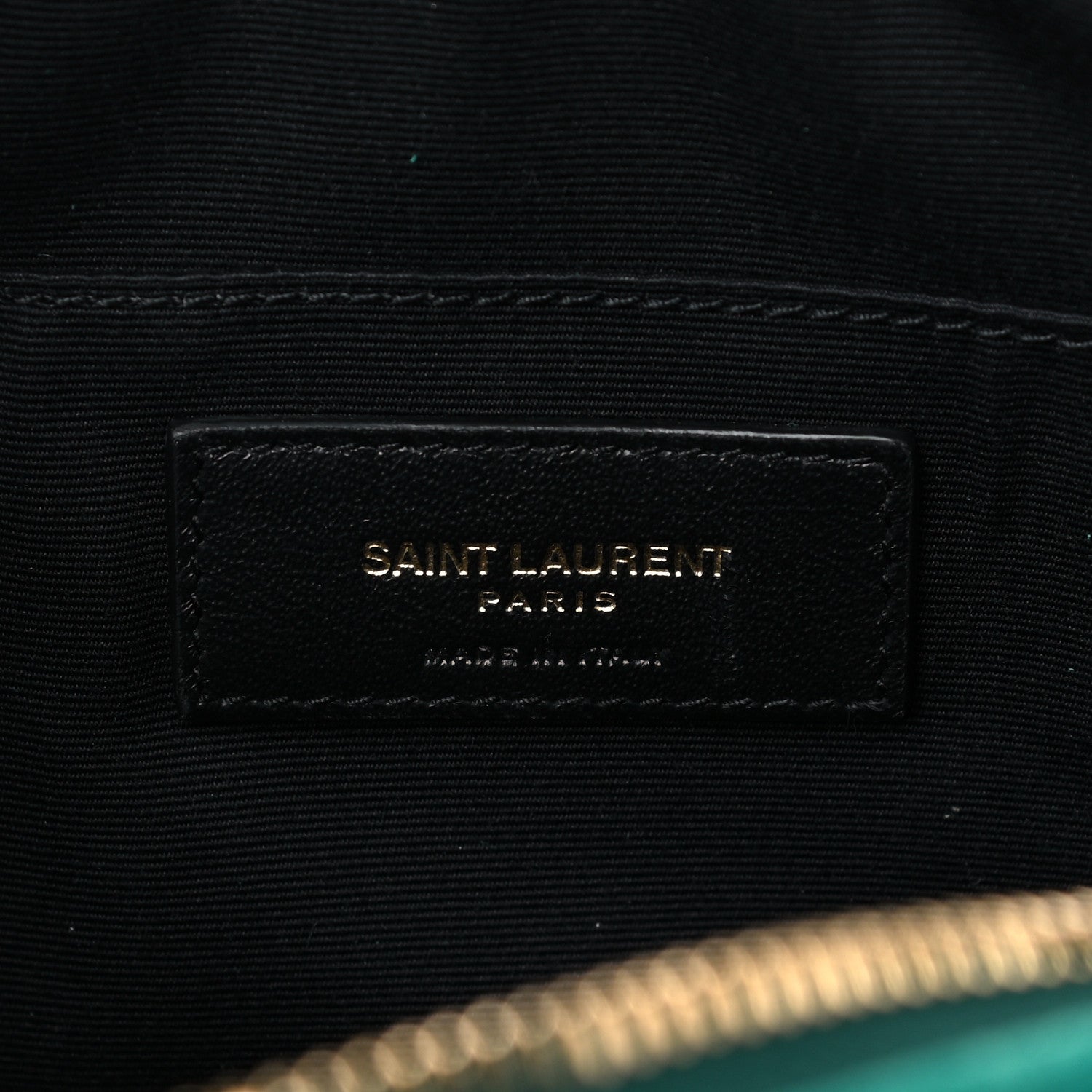 Saint Laurent Velvet Matelasse Monogram Lou Camera Bag Deep Malachite 6 of 12