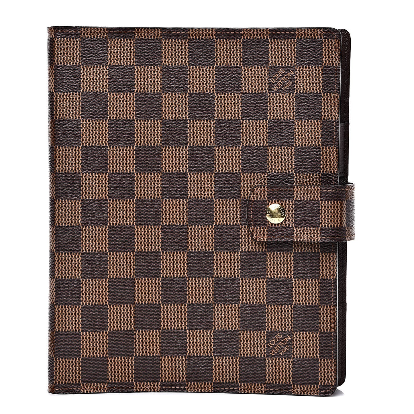 Damier Ebene Large Ring Agenda Cover