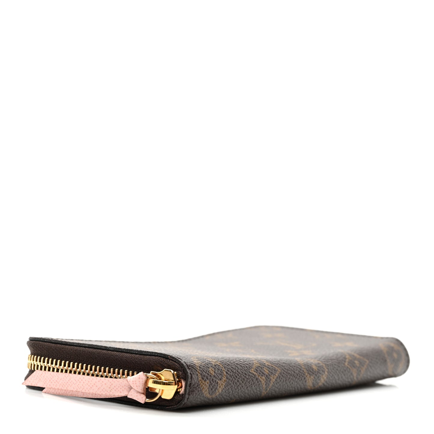 Monogram Clemence Wallet Rose Ballerine