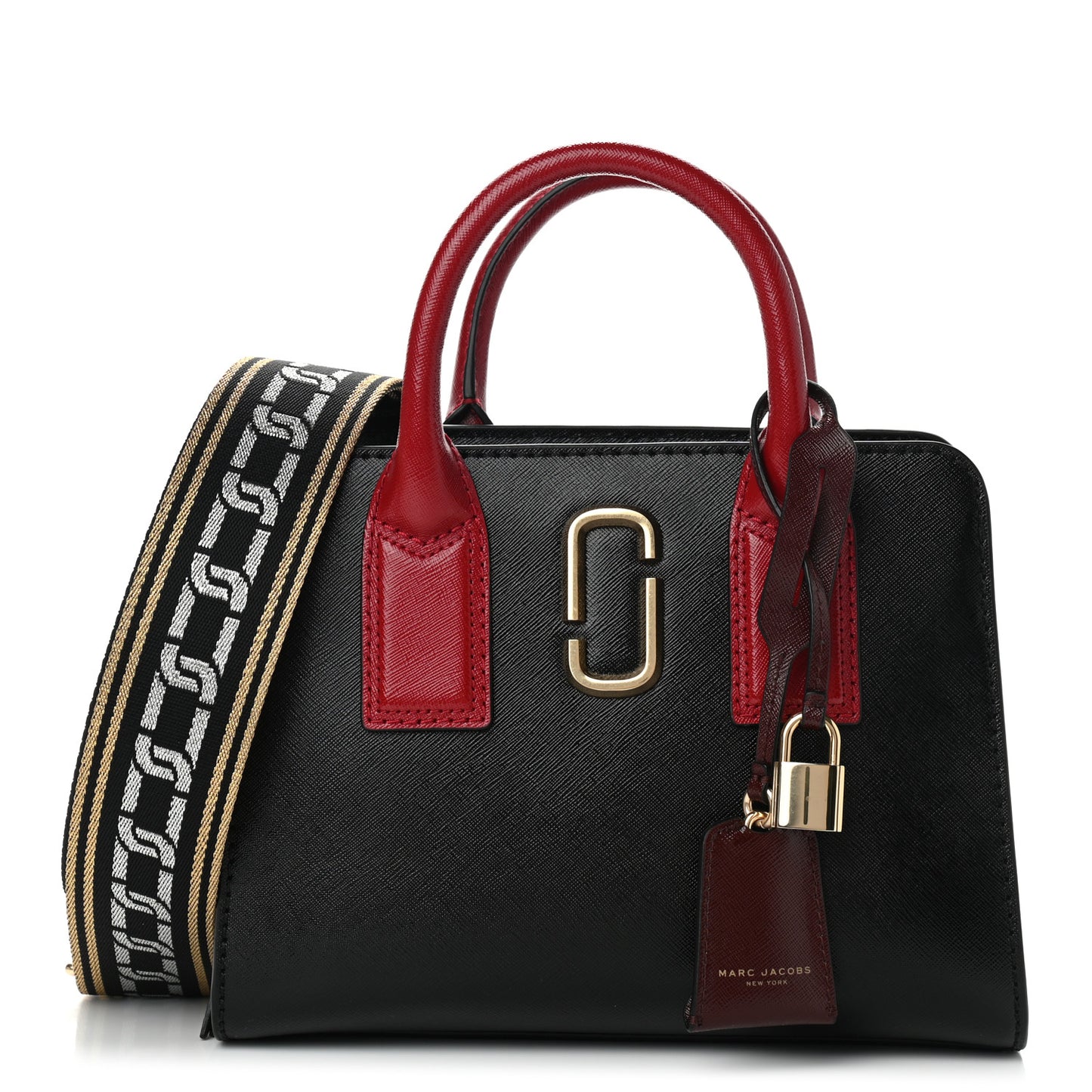Saffiano Little Big Shot Tote Black