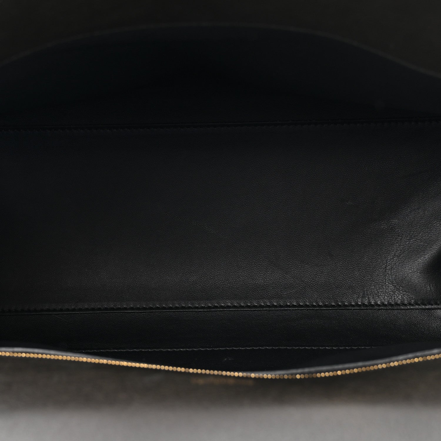 Balenciaga Used Calfskin Money Top Handle Handbag Black 5 of 14