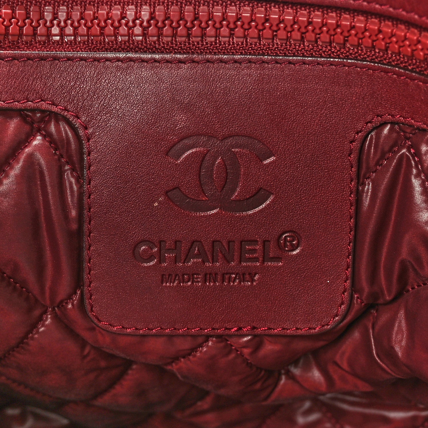 Chanel Nylon Quilted Medium Coco Cocoon Reversible Tote Green 9 of 9