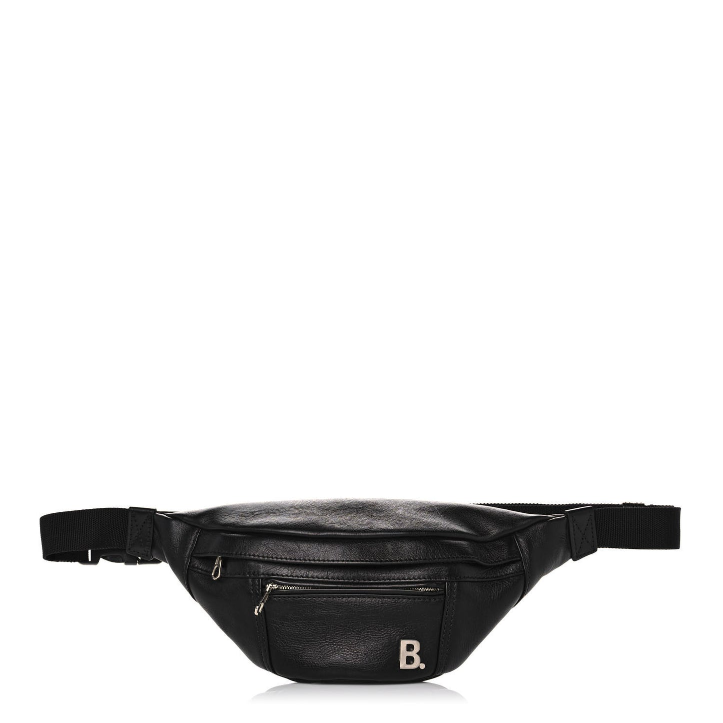 Nappa Calfskin Soft Belt Bag Black