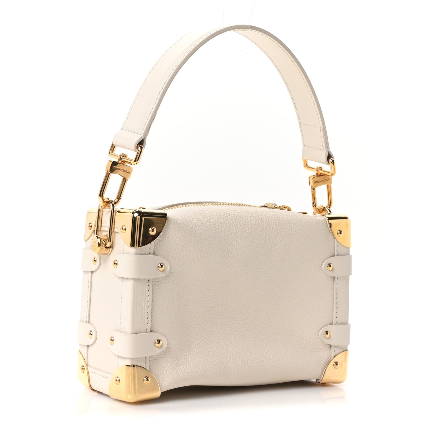 Calfskin Side Trunk PM Chalk
