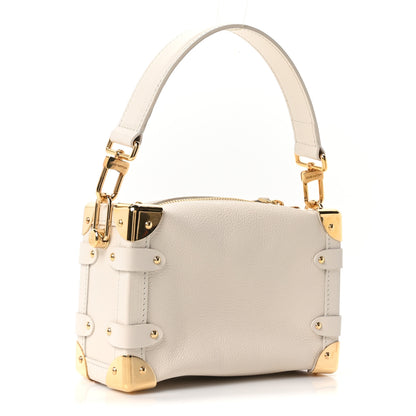 Louis Vuitton Calfskin Side Trunk PM Chalk 3 of 9