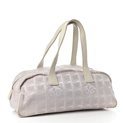 Chanel Nylon Travel Bowler White 3 of 16