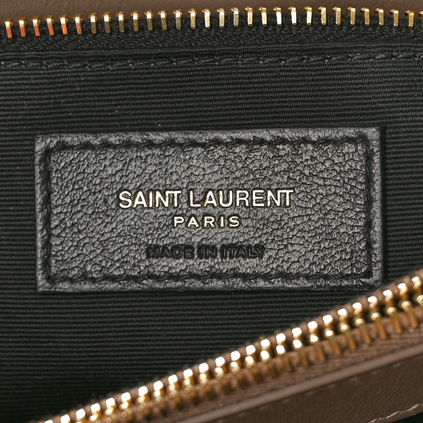 Suede Y Quilted Monogram Medium Loulou Chain Satchel Taupe