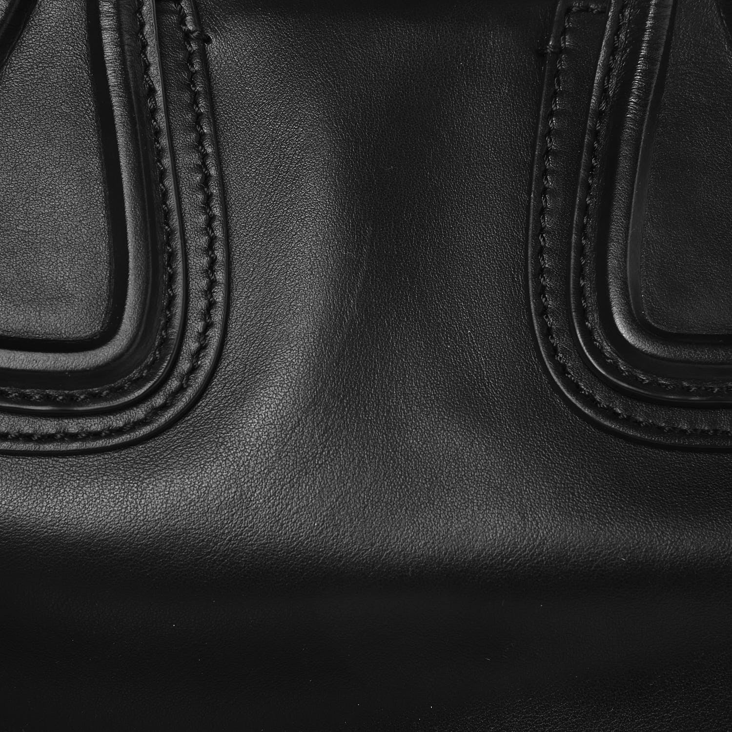 Givenchy Waxed Calfskin Medium Nightingale Logo Strap Black 8 of 8