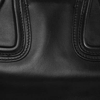 Givenchy Waxed Calfskin Medium Nightingale Logo Strap Black 8 of 8