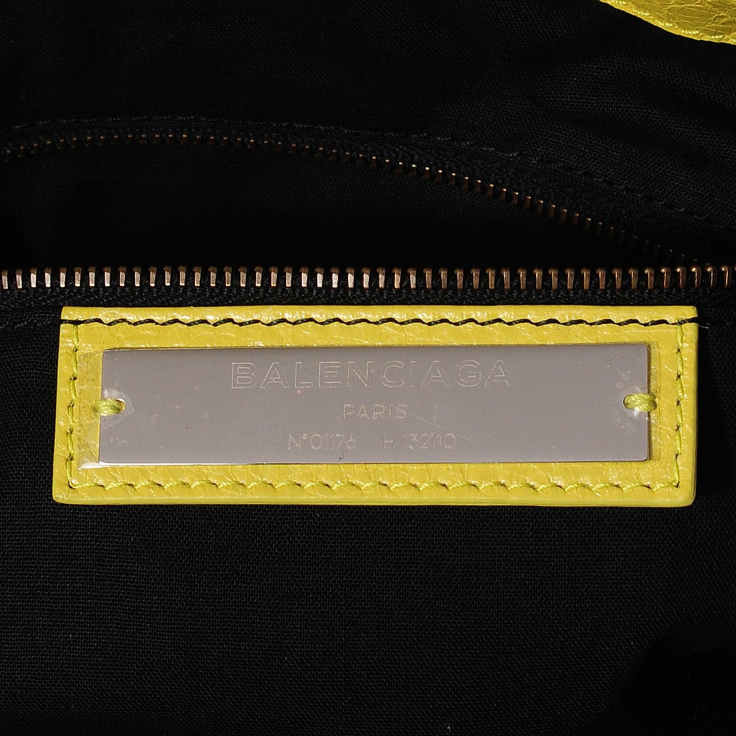 Agneau Classic Hardware Work Jaune Poussin