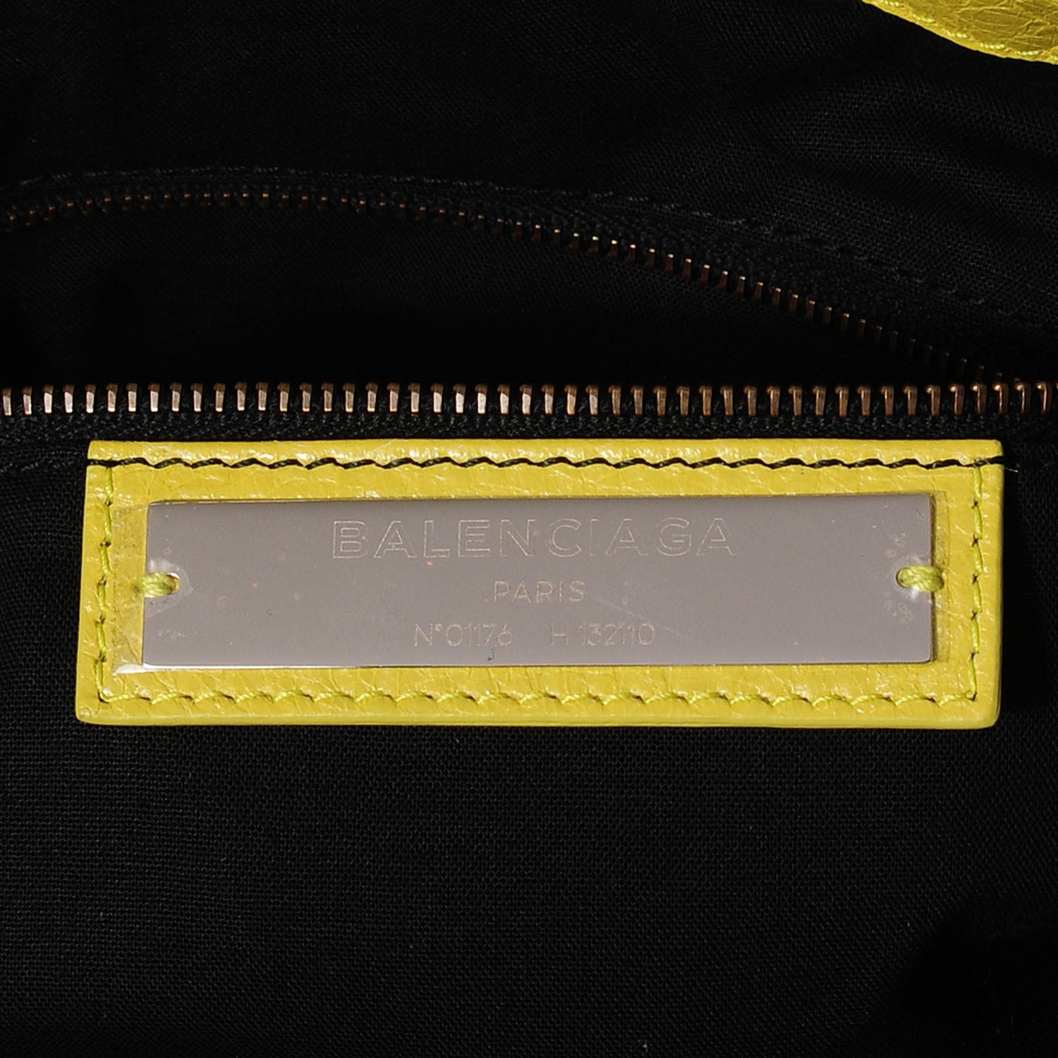 Balenciaga Agneau Classic Hardware Work Jaune Poussin 6 of 12