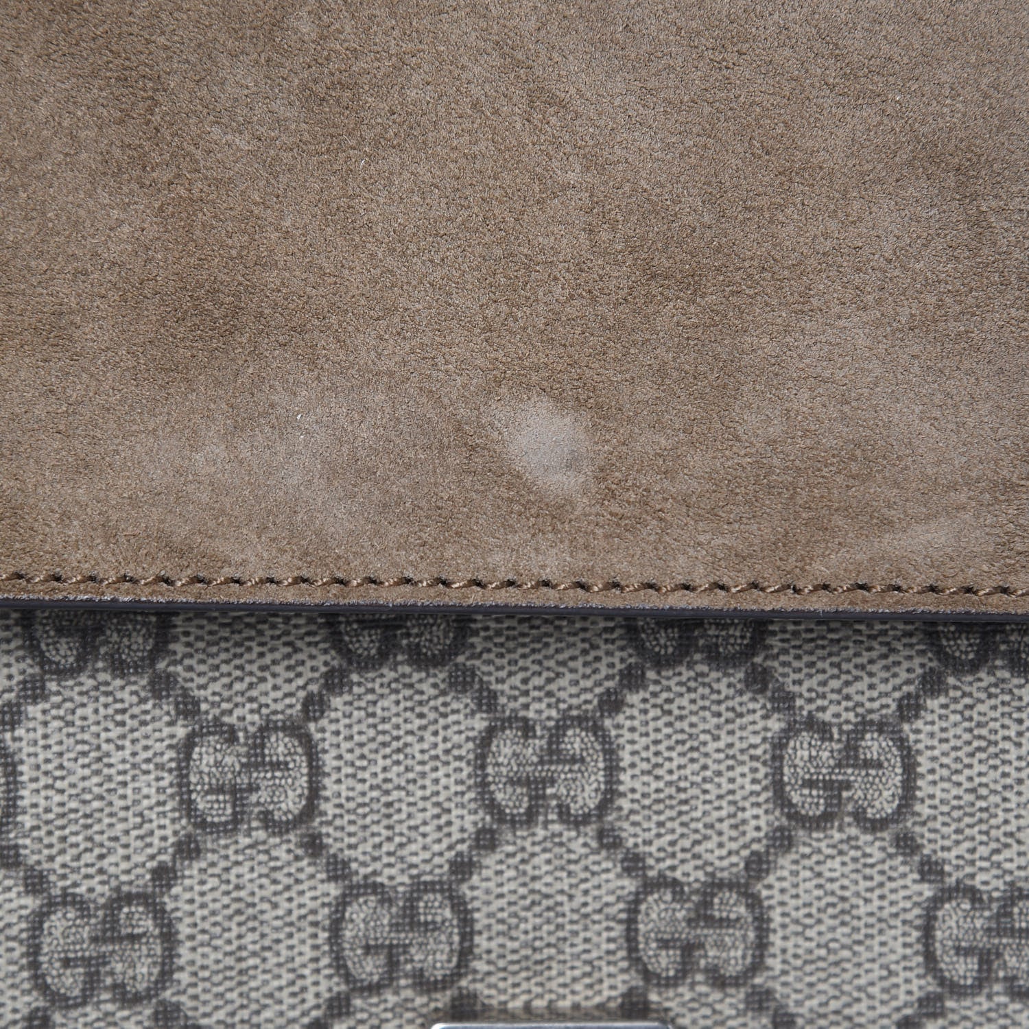 Gucci GG Supreme Monogram Mini Dionysus Shoulder Bag Taupe 11 of 11