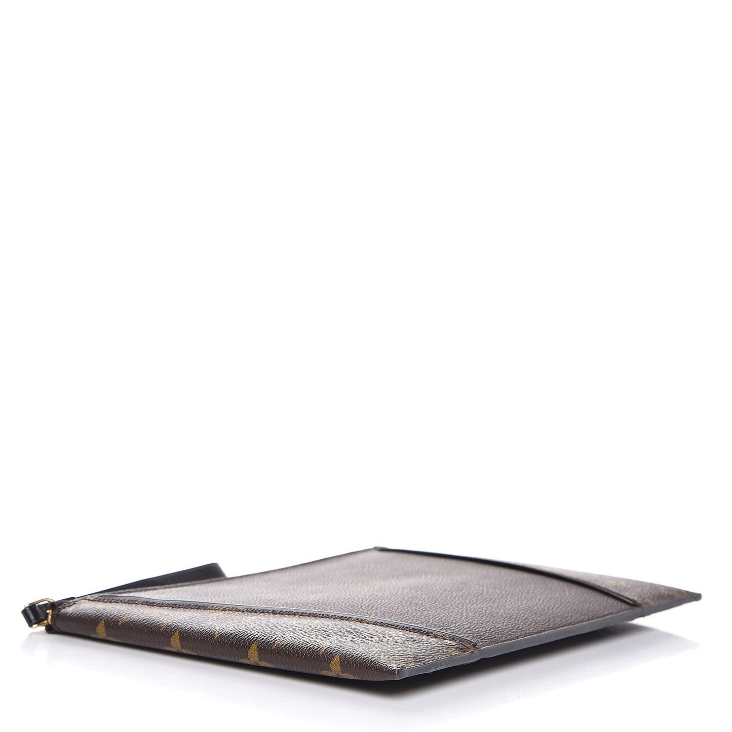 Monogram Veau Cachemire W Pochette Chocolate