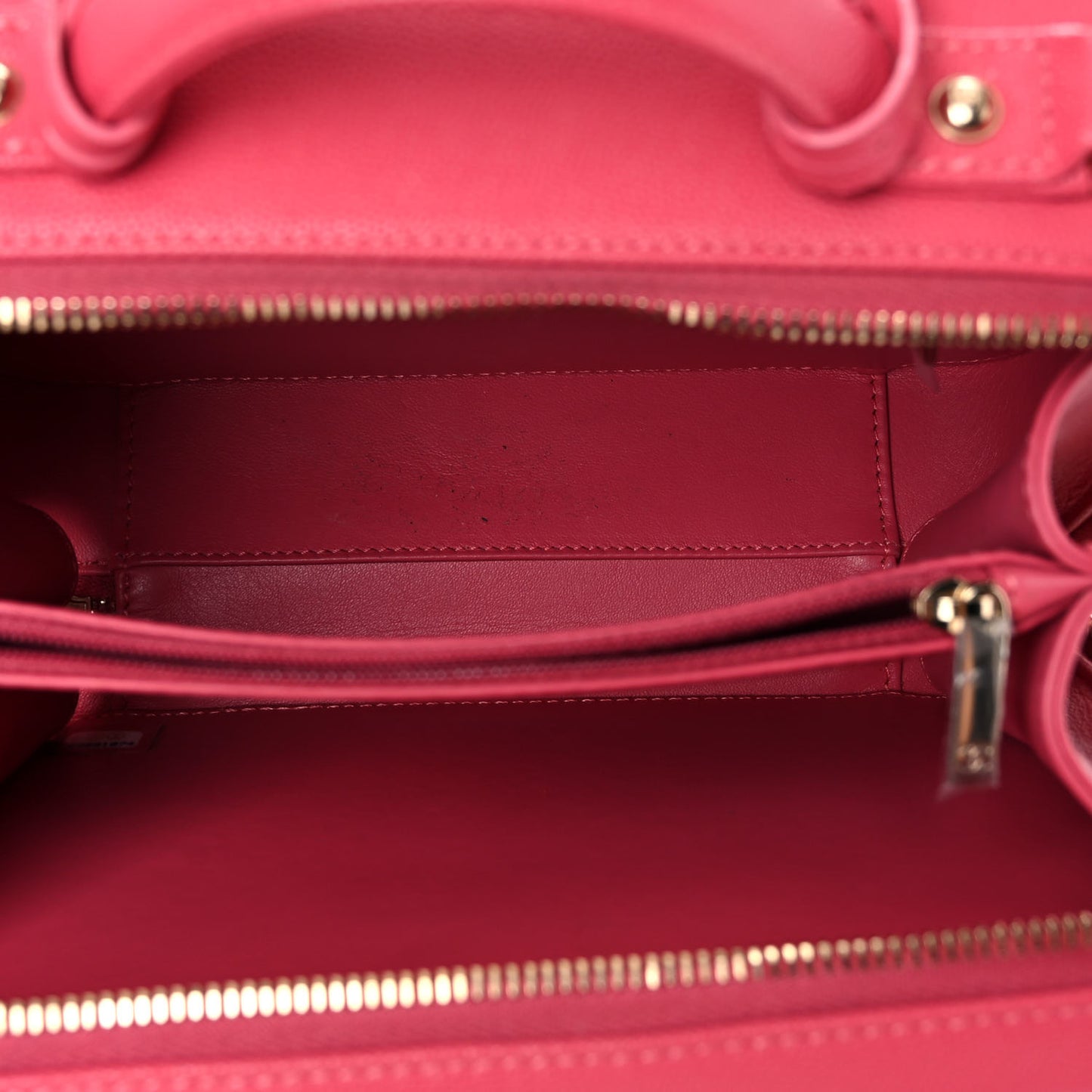 Caviar Quilted Medium CC Filigree Vanity Case Pink