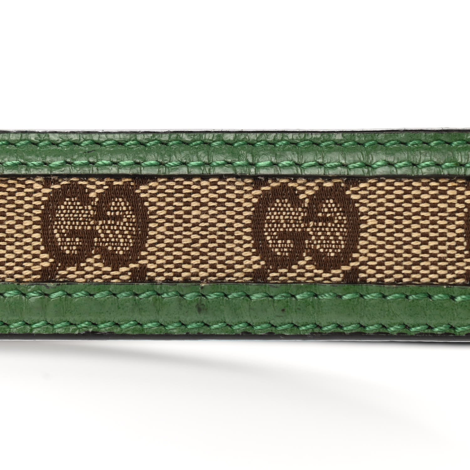 Gucci Monogram Interlocking G Belt 80 32 Green 11 of 11