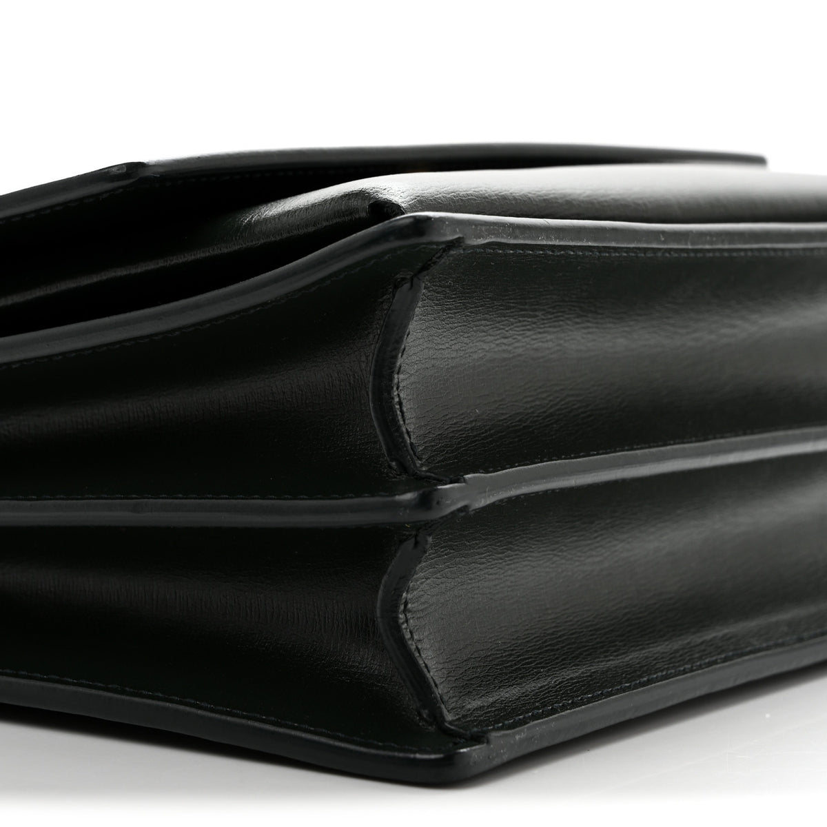 Saint Laurent Calfskin Medium Monogram Sunset New Vert Fonce 9 of 13