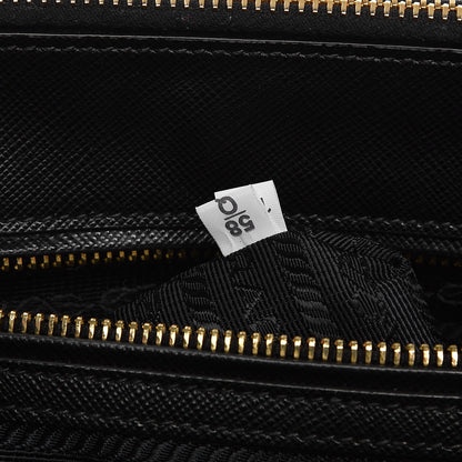 Prada Saffiano Medium Galleria Double Zip Tote Black 6 of 7
