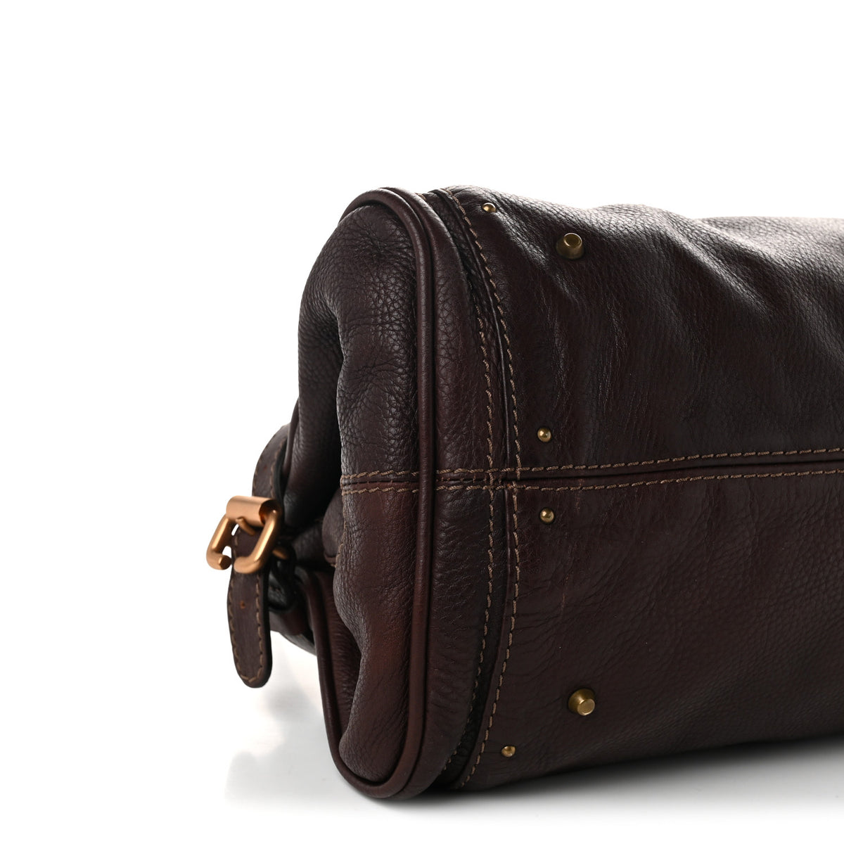Calfskin Medium Paddington Satchel Chocolate