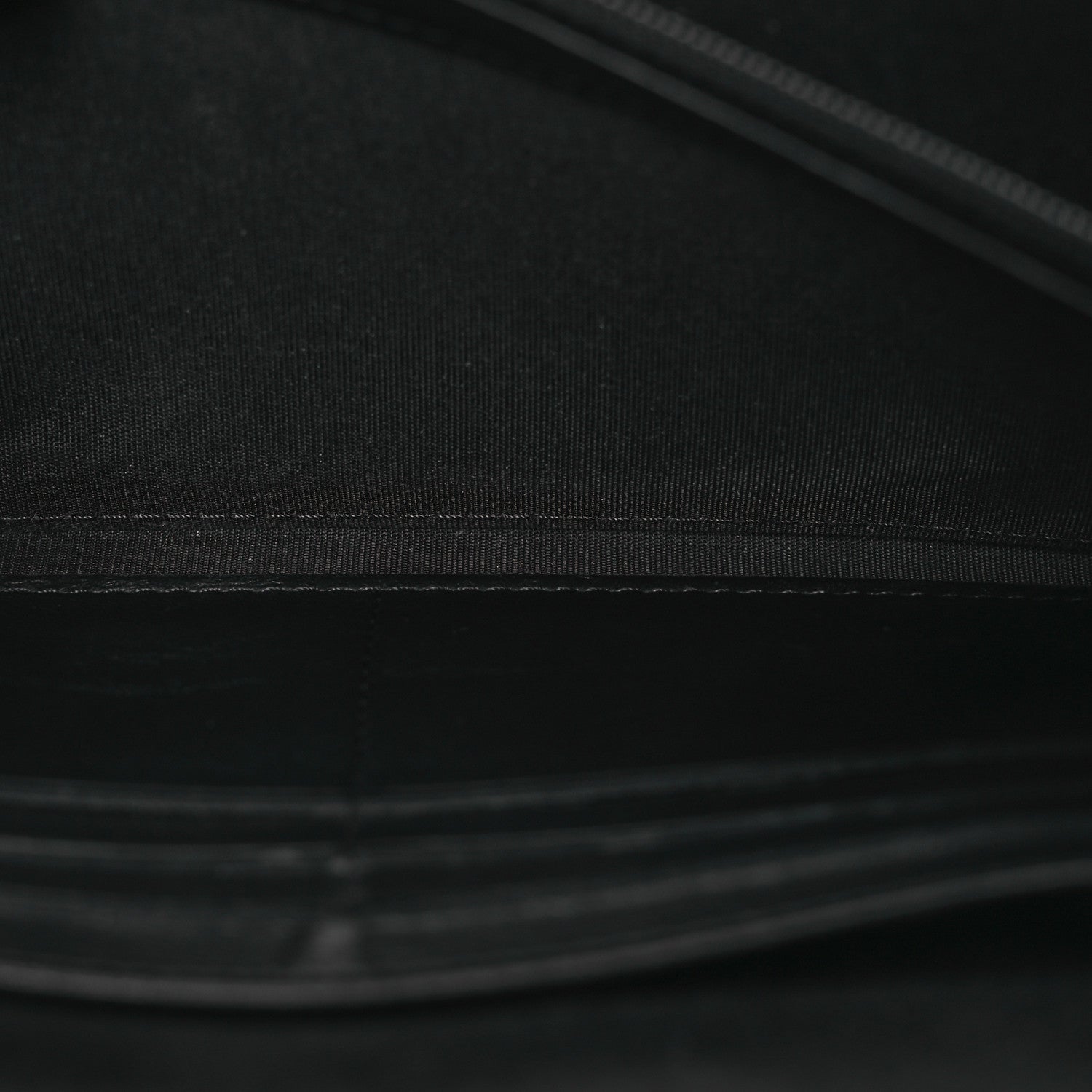 Chanel Lambskin Quilted Large Boy Gusset Flap Wallet Black 8 of 14